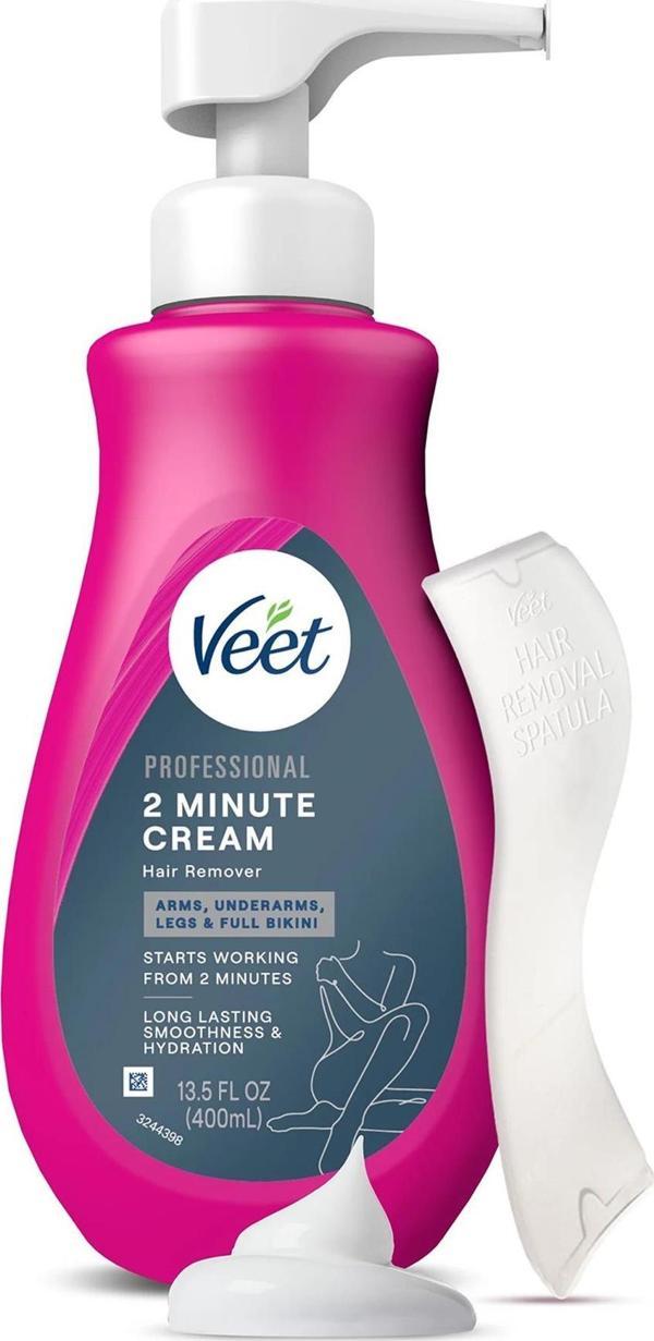 Veet Professional 2 Dakikada Tüm Vücut Tüy Dökücü Krem 400ML - Image 1