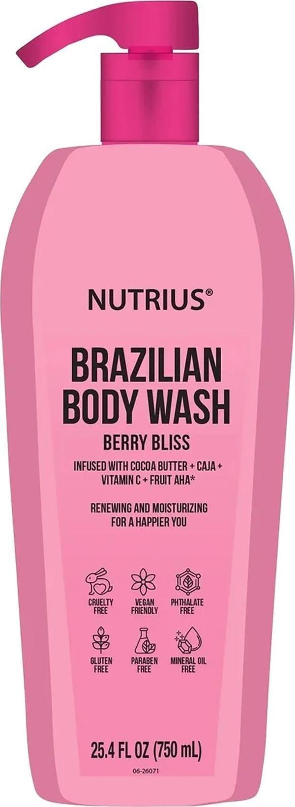 Nutrius Berry Bliss Brazilian Duş Jeli 750ML - Image 1