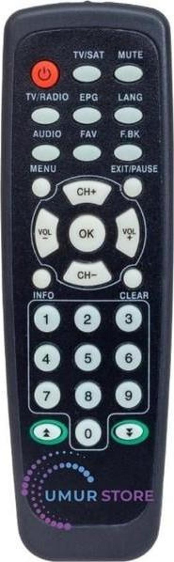 Korax Sd Uydu Alıcı Kumandası - Image 1