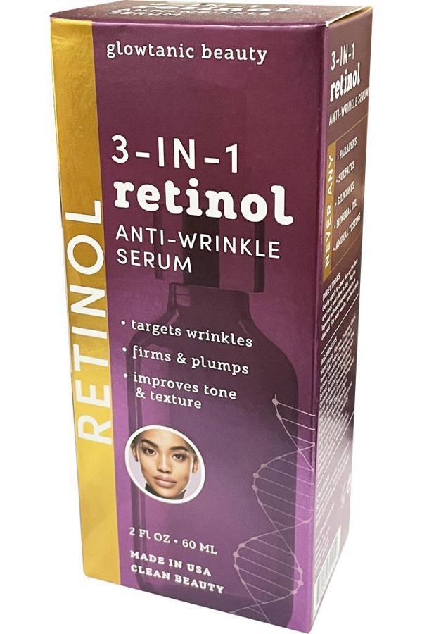Glowtanic Beauty 3in1 Kırışıklık Karşıtı Yüz Serumu 60ML - Image 1