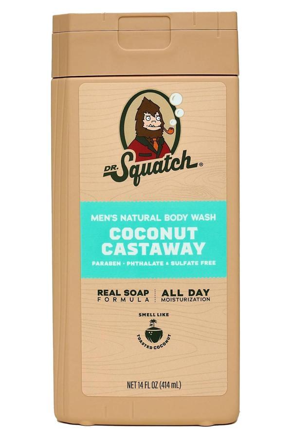 Dr.Squatch Men's Coconut Castaway Duş Jeli 414ML - Image 1