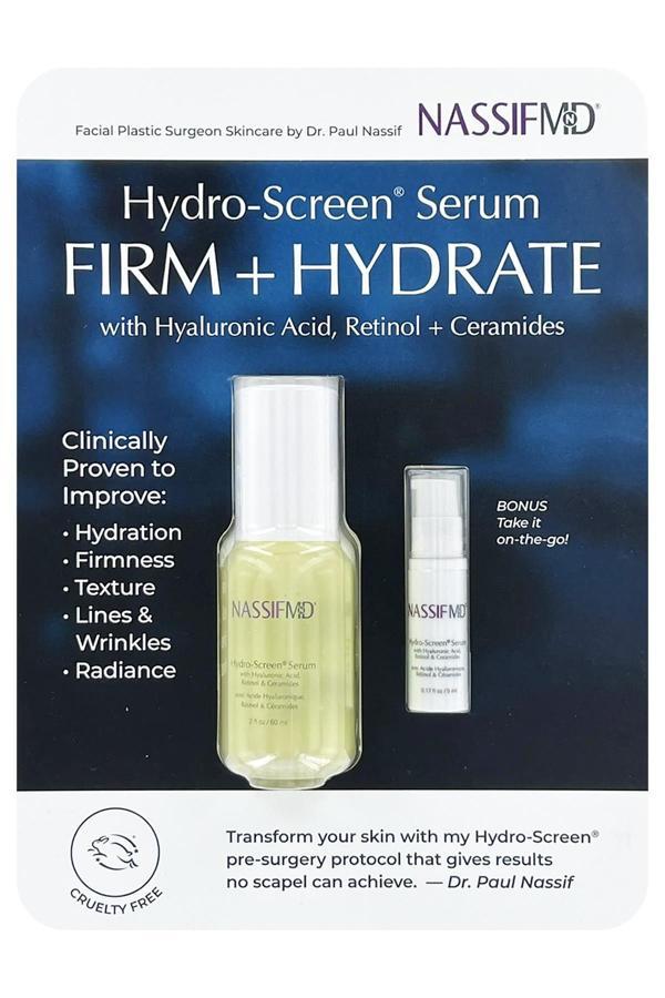 Nassif MD Hydro-Screen Nemlendirici Yüz Serumu Set 60ML + 5ML - Image 1