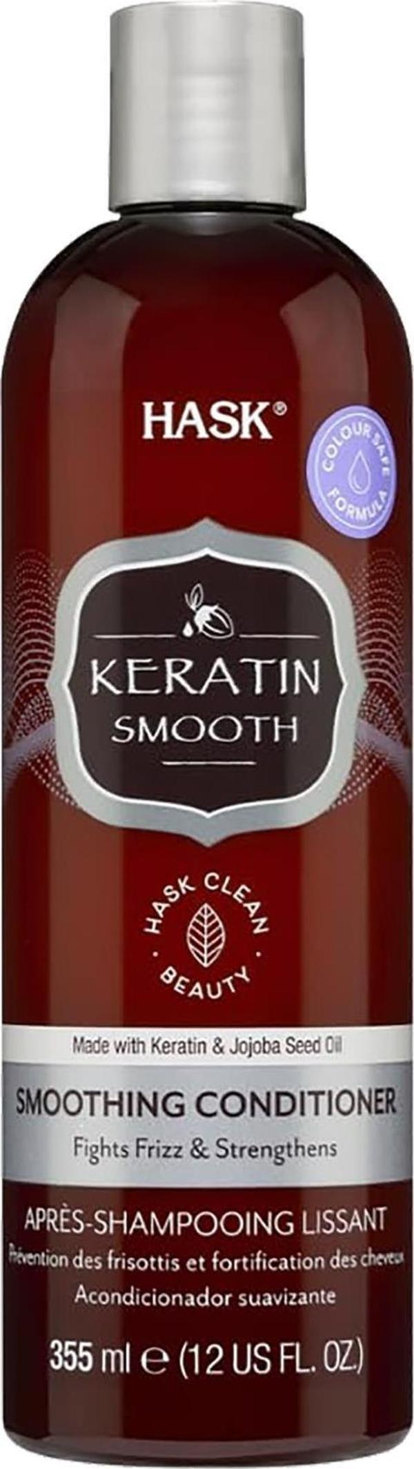Hask Keratin Smooth Kabarma Karşıtı Saç Kremi 355ML - Image 1