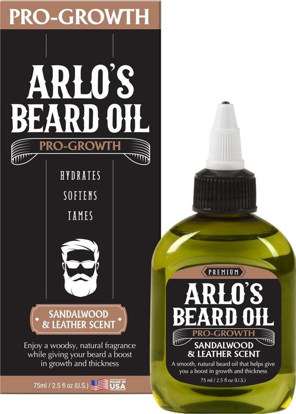 Arlo's Pro-Growth Sandal Ağacı ve Deri Kokulu Sakal Yağı 75ML - Image 1