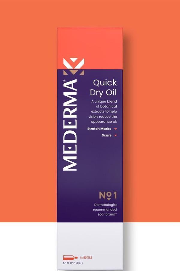 Mederma No:1 Quick Dry Oil Çatlak Karşıtı Cilt Bakım Yağı 100ML - Image 1