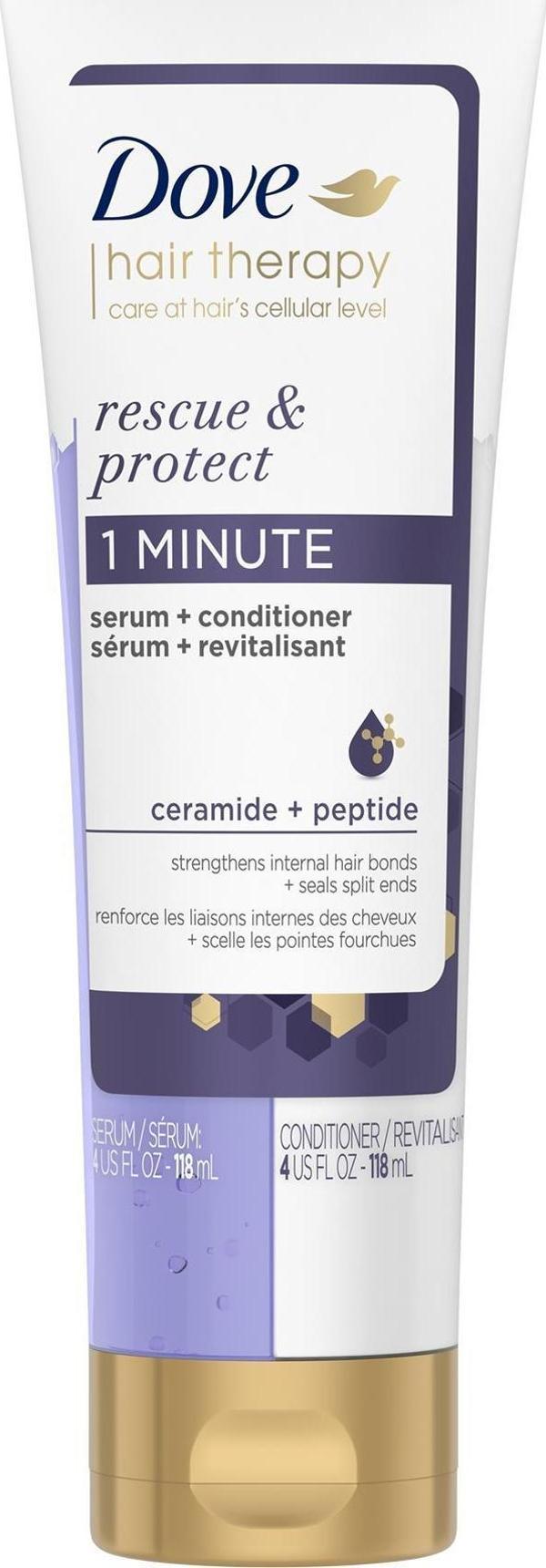 Dove Rescue & Protect 1 Minute Serum + Saç Kremi 118ML - Image 1
