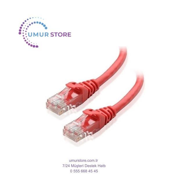 5m Kırmızı Cat6 Patch Kablo - Image 1