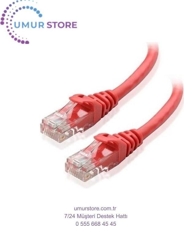 5m Kırmızı Cat6 Patch Kablo - Image 1