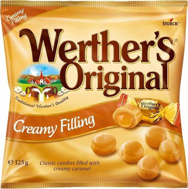 Werther's Original Krema Dolgulu Karemelli Şekerleme 125GR - Image 1