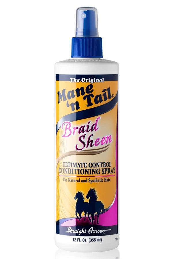 Mane'n Tail Örgülü Saçlar İçin Kontrol ve Parlaklık Spreyi 355ML - Image 1
