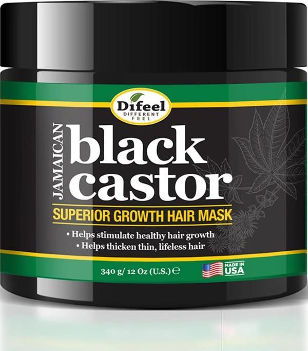 Difeel Jamaican Black Castor Yavaş Uzayan Saçlara Özel Saç Maskesi 340GR - Image 1