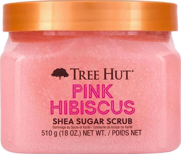 Tree Hut Pink Hibiscus Shea Sugar Scrub Vücut Peelingi 510GR - Image 1
