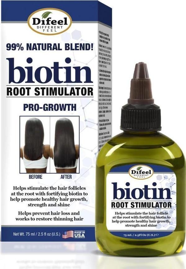 Difeel Biotin İnce ve Yavaş Uzayan Saçlara Özel Saç Bakım Solüsyonu 75ML - Image 1
