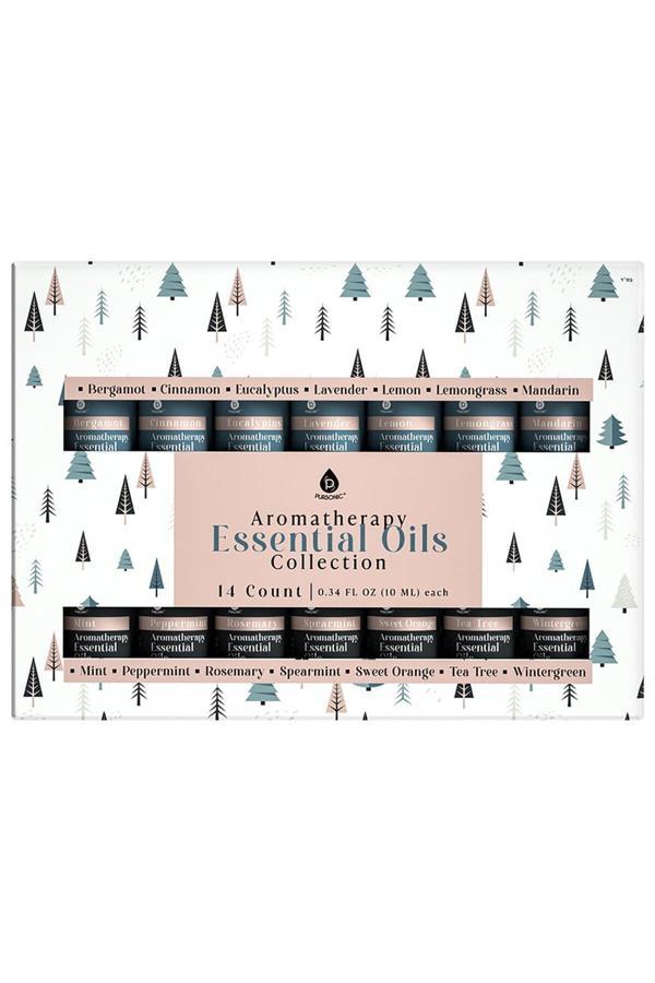 Pursonic Aromathrapy Essential Oils Collection 14x10ML - Image 1