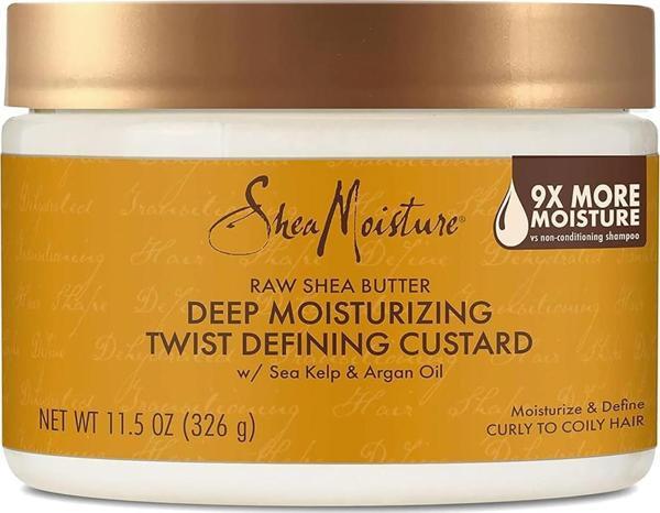 Shea Moisture Raw Shea Butter Nemlendirici Bukle Belirginleştirici Durulanmayan Saç Kremi 326GR - Image 1