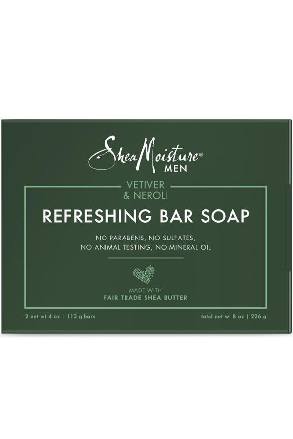 Shea Moisture Men Vetiver ve Neroli Canlandırıcı Sabun 2x113GR - Image 1