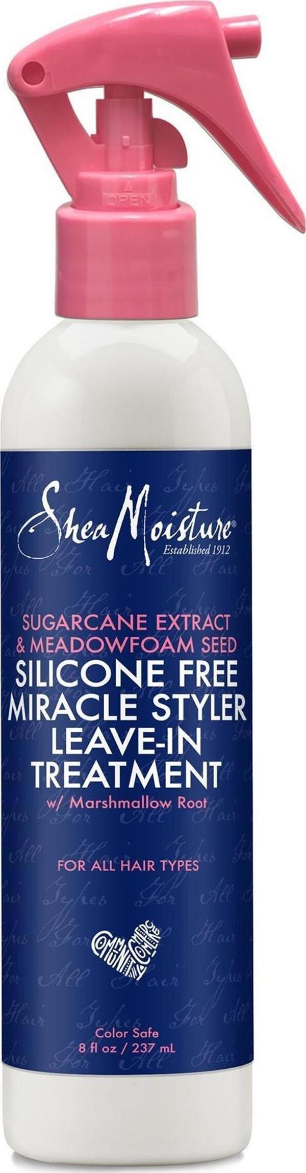 Shea Moisture Şeker Kamışı Özü ve Çayır Köpüğü Tohumu Silikonsuz Şekillendirici Saç Spreyi 237ML - Image 1