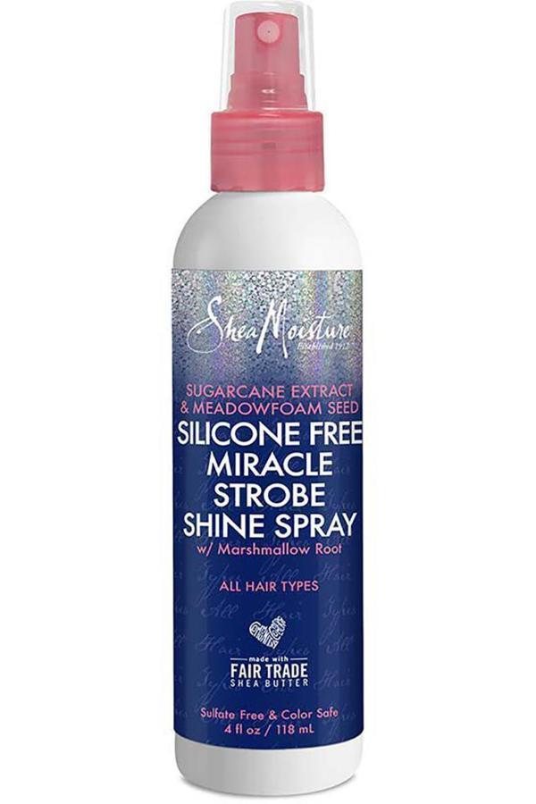 Shea Moisture Şeker Kamışı Özü ve Çayır Köpüğü Tohumu Silikonsuz Parlatıcı Saç Spreyi 118ML - Image 1