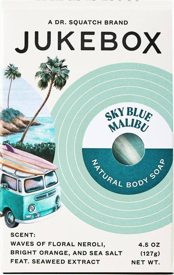 Jukebox Sky Blue Malibu Vücut Sabunu 127GR - Image 1
