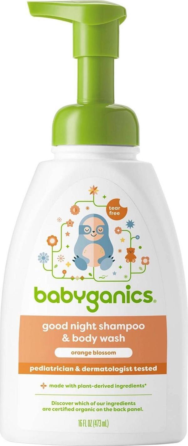 Babyganics Portakal Çiçeği Kokulu Bebek Şampuanı 473ML - Image 1