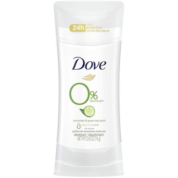 Dove 0% Aluminum Cucumber Green Tea Deodorant 74GR - Image 1