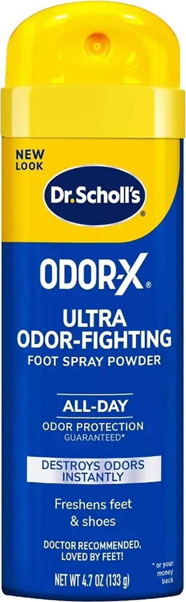 Dr.Scholl’s Odor-X Ayak Kokusu Karşıtı Pudralı Sprey 133GR - Image 1