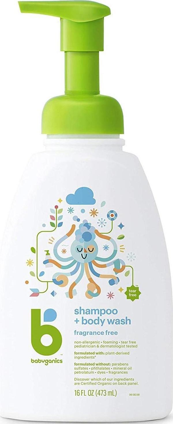 Babyganics Kokusuz Bebek Şampuanı 473ML - Image 1