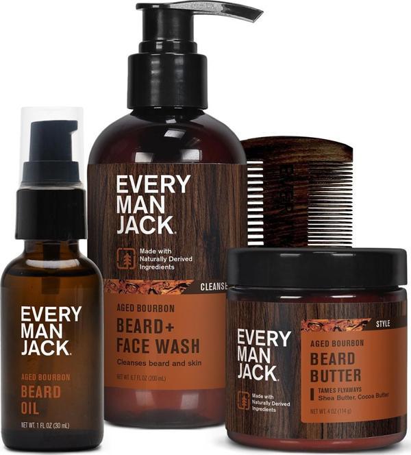 Every Man Jack Aged Bourbon Sakal Bakım Seti 4 Parça - Image 1