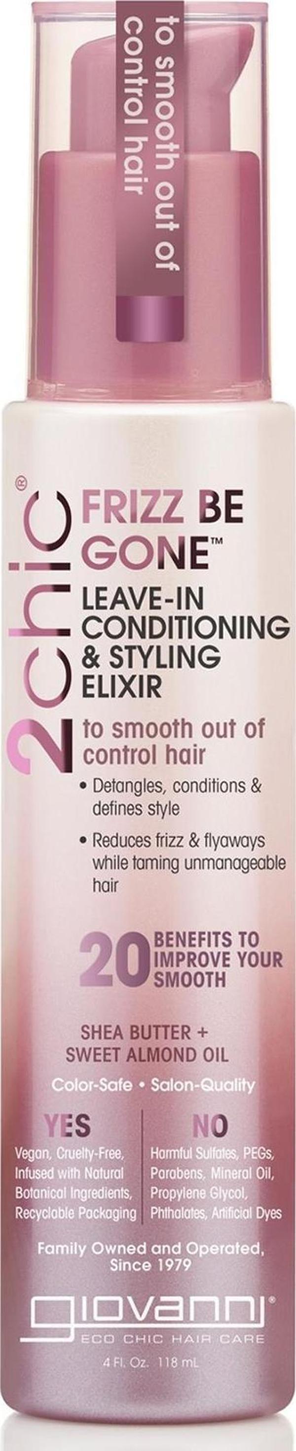 Giovanni 2chic Frizz Be Gone Kabarma Karşıtı Durulanmayan Saç Kremi 118ML - Image 1