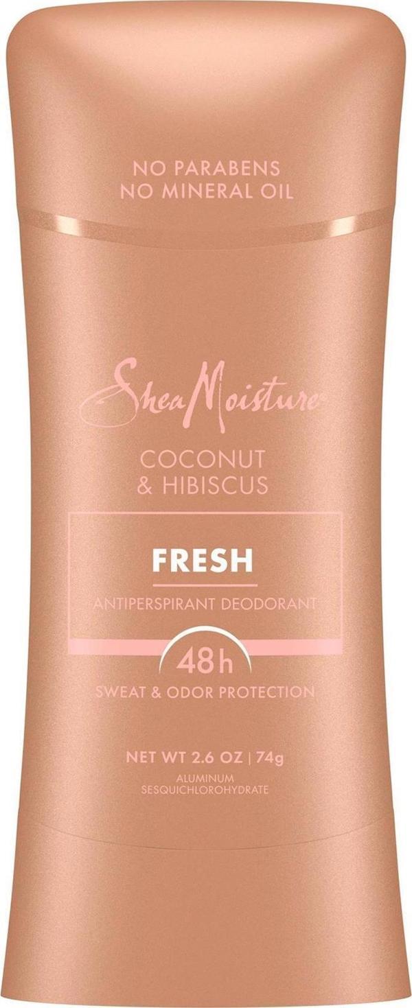 Shea Moisture Coconut & Hibiscus Fresh Antiperspirant Stick Deodorant 74GR - Image 1