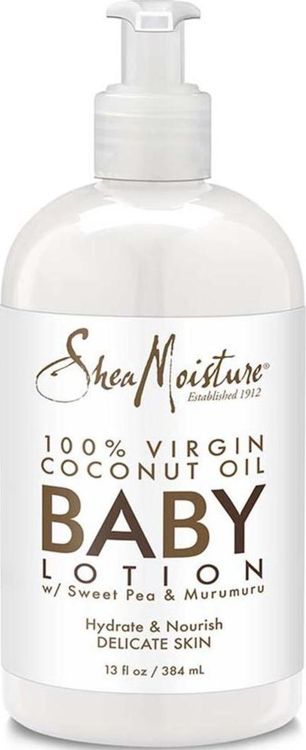Shea Moisture Baby %100 Saf Hindistan Cevizi Yağlı Bebek Losyonu 384ML - Image 1
