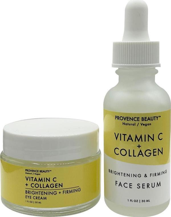 Provence Beauty Vitamin C + Collagen Yüz Serumu ve Göz Kremi 2x30ML - Image 1