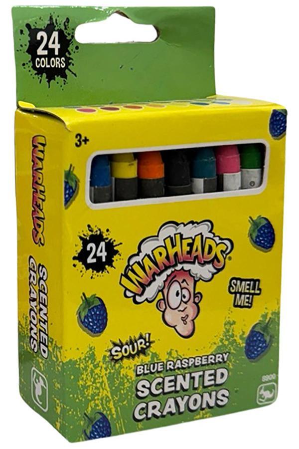 WarHeads Blue Raspberry Scented 24 Renk Pastel Boya - Image 1