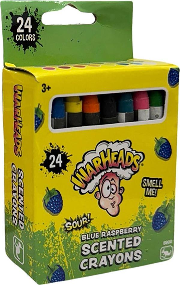 WarHeads Blue Raspberry Scented 24 Renk Pastel Boya - Image 1