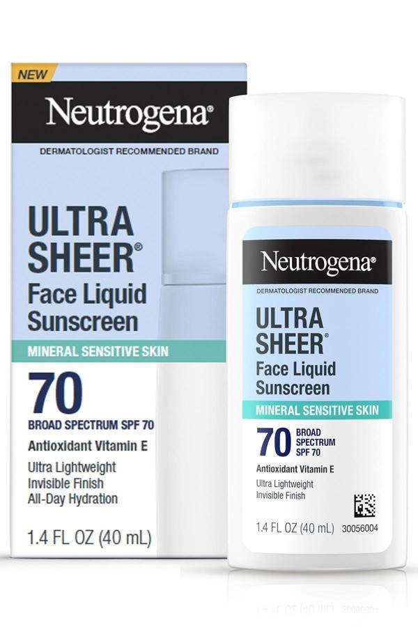 Neutrogena Ultra Sheer SPF70 Mineral Yüz Güneş Kremi 40ML - Image 1