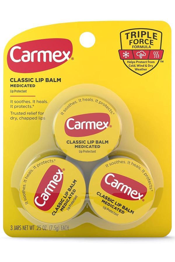 Carmex Orijinal Kavanoz Dudak Balsamı 3x7.5GR - Image 1