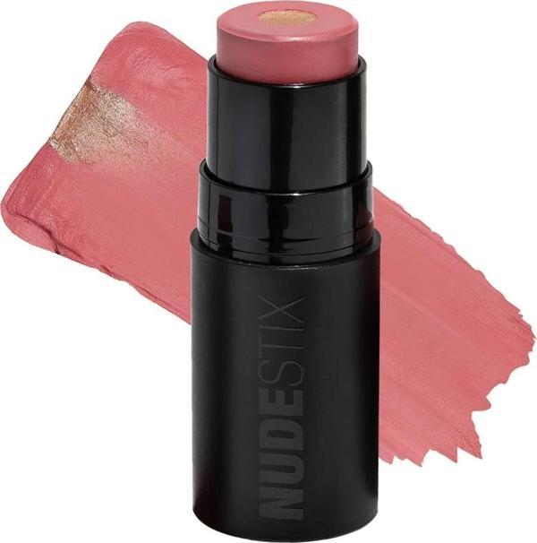 Nudestix Yanak + Göz + Dudak Renklendirici Işıltılı Stick Pink Ice 6GR - Image 1