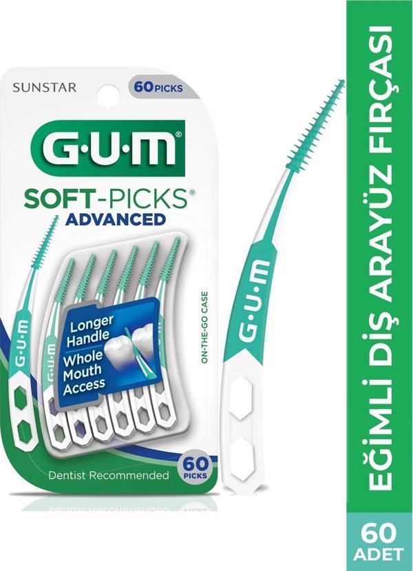GUM Soft Picks Eğimli Ara Yüz Fırçası 60 Adet - Image 1