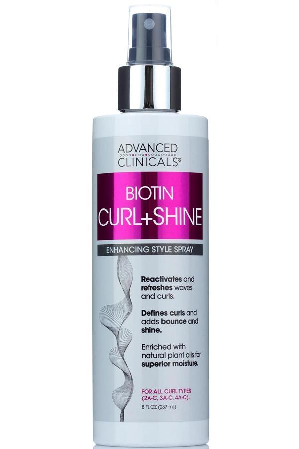 Advanced Clinicals Biotin Bukle+Parlaklık Kazandıran Şekillendirici Saç Spreyi 237ML - Image 1
