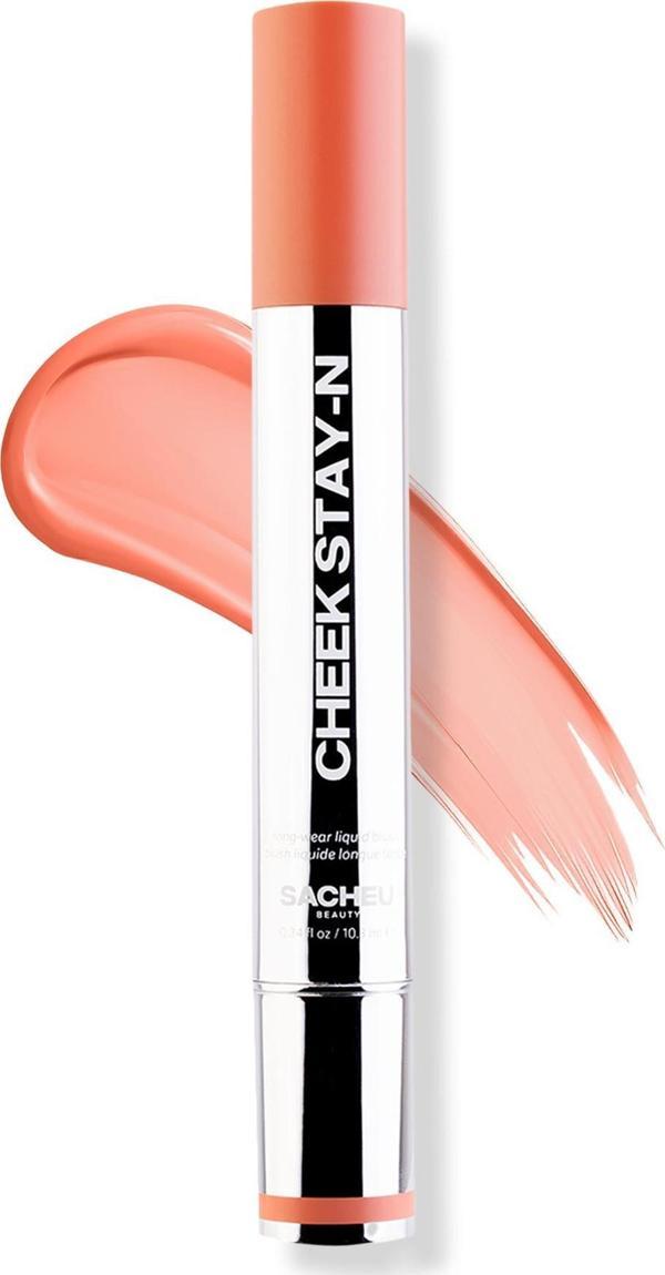 Sacheu Cheek Stay-n Uzun Süre Kalıcı Likit Allık 02 I'm Playful 10ML - Image 1