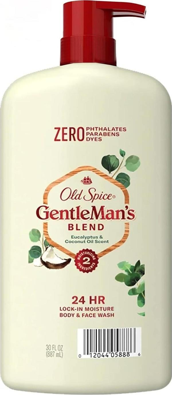 Old Spice Gentle Man's Okaliptüs ve Hindistan Cevizi Yağı Kokulu Vücut ve Yüz Şampuanı 887ML - Image 1