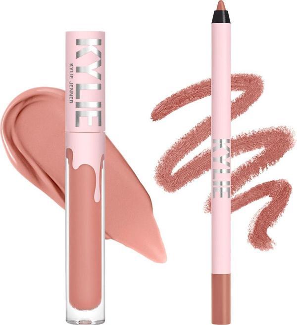 Kylie Dudak Kalemi ve Mat Likit Ruj Set 700 Bare - Image 1