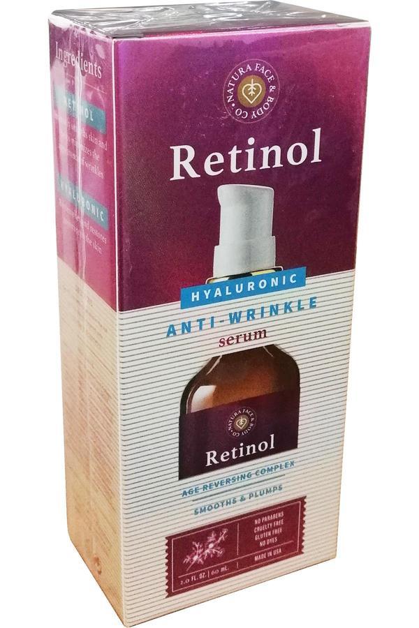 Natura Face & Body Co. Retinol Hyaluronic Yüz Serumu 60ML - Image 1