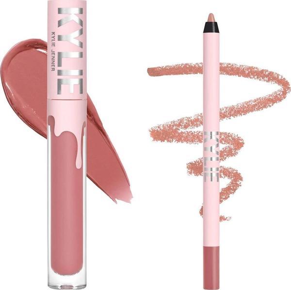 Kylie Dudak Kalemi ve Yarı Mat Likit Ruj Set 705 Charm - Image 1