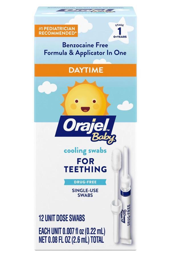 Orajel Baby Daytime Cooling Swabs for Teething 2.6ML - Image 1