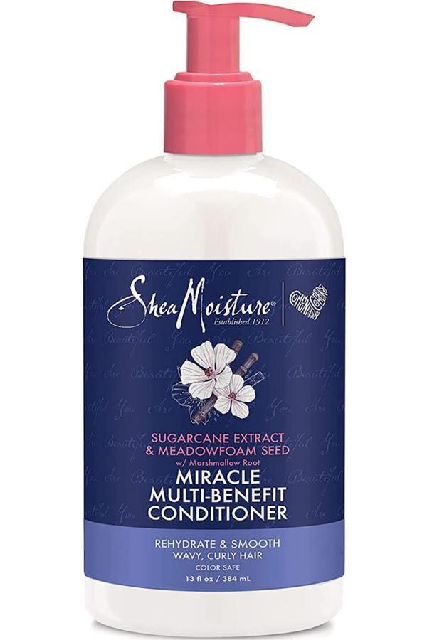 Shea Moisture Şeker Kamışı Özü ve Çayır Köpüğü Tohumu Saç Kremi 384ML - Image 1