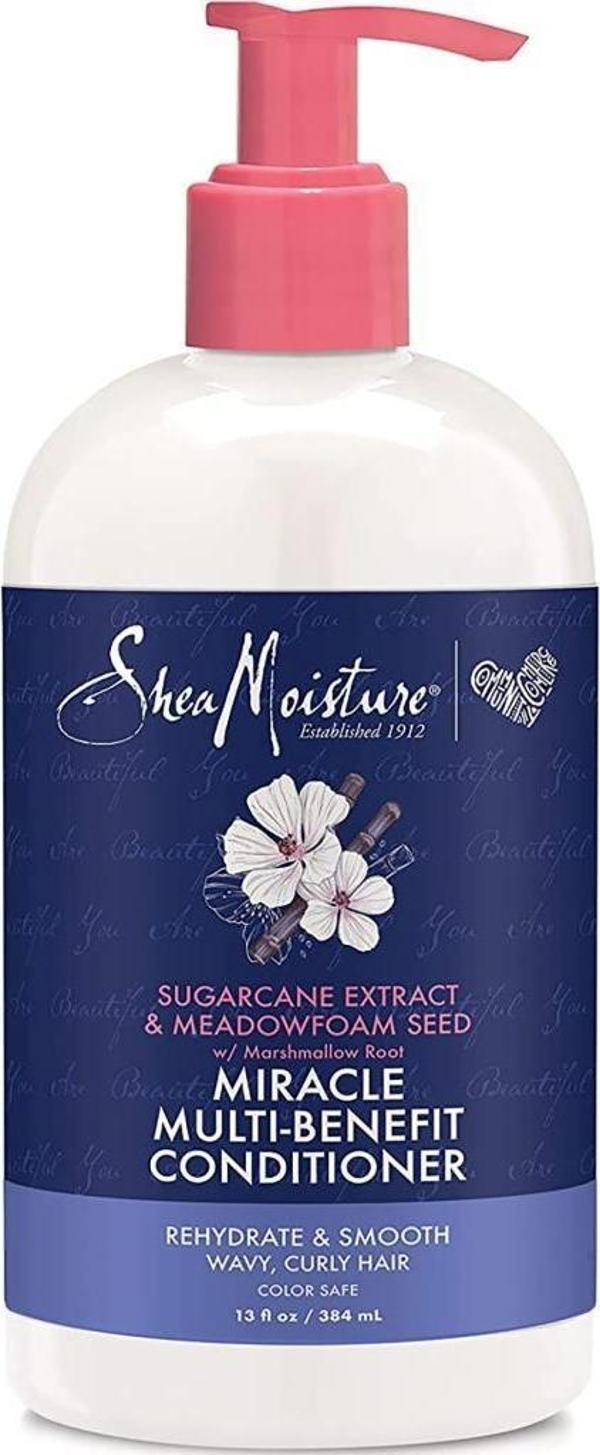Shea Moisture Şeker Kamışı Özü ve Çayır Köpüğü Tohumu Saç Kremi 384ML - Image 1