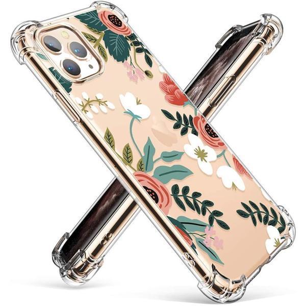 Gviewin iPhone 11 Pro Max Telefon Kılıfı Petite Flowers/Pink - Image 1
