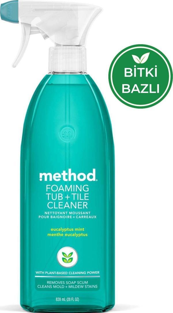 Method Köpüklü Banyo + Fayans Temizleyici Okaliptüs ve Nane Kokulu 828ML - Image 1