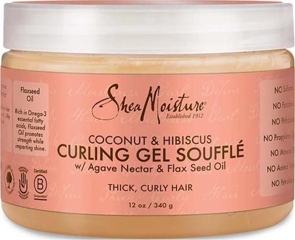 Shea Moisture Coconut & Hibiscus Bukle Belirginleştirici Saç Bakım Jeli 340GR - Image 1